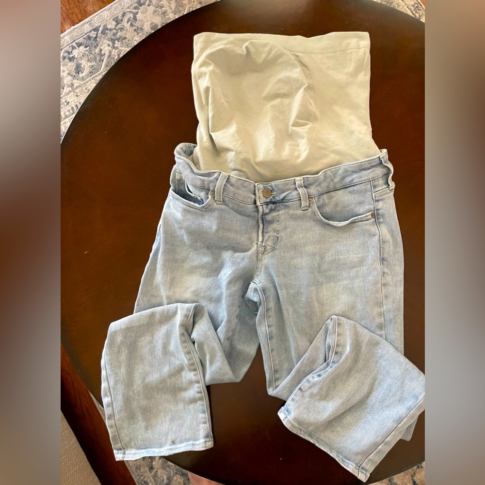 Blanqi over belly maternity jeans